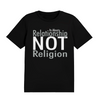 Relationship not Religion Typeface Tees