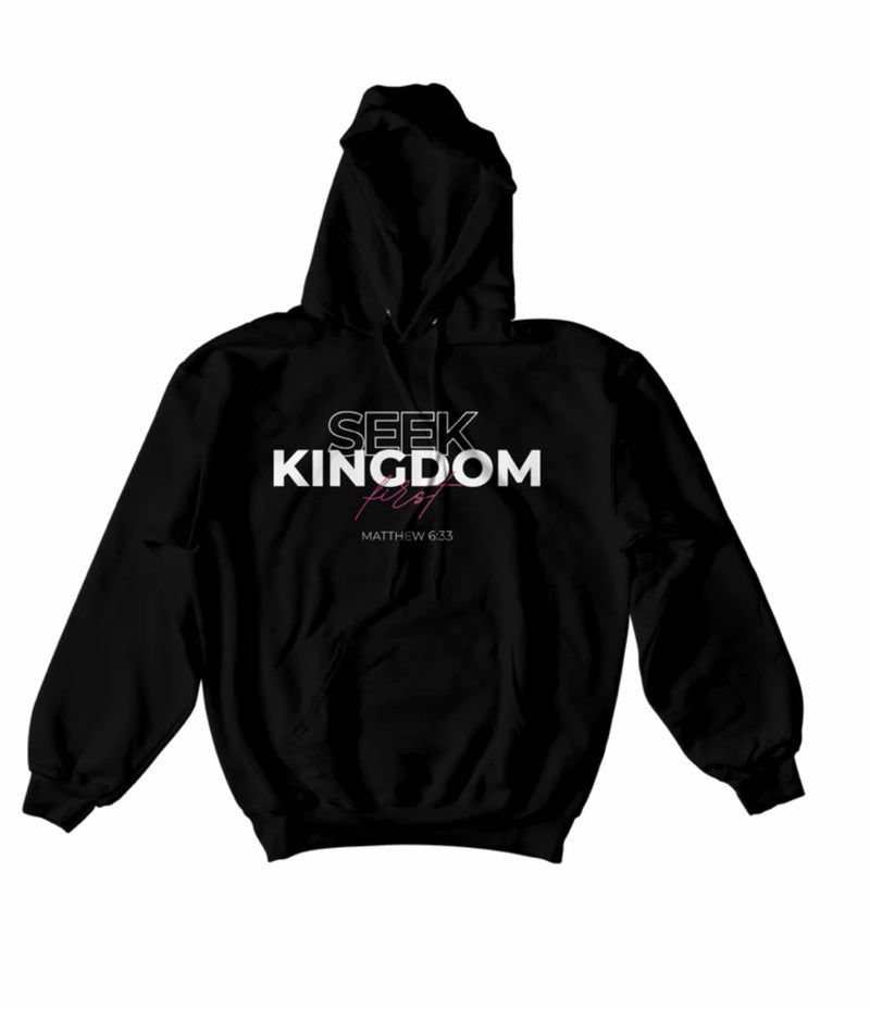 Seek Kingdom First Black Hoodie