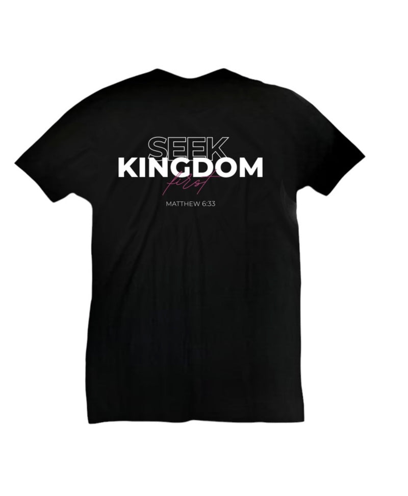 Seek Kingdom First Black T-Shirt