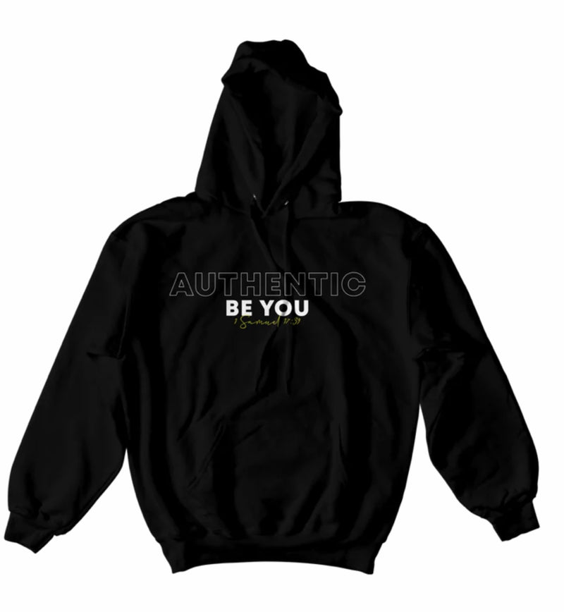 Authentic Be You Black Hoodie