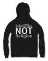 Relationship not Religion Typeface Hoodies