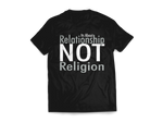 Relationship not Religion Typeface Tees