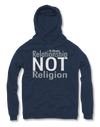 Relationship not Religion Typeface Hoodies