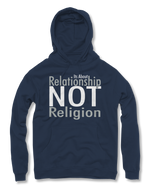 Relationship not Religion Typeface Hoodies