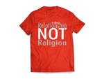 Relationship not Religion Typeface Tees