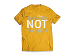 Relationship not Religion Typeface Tees