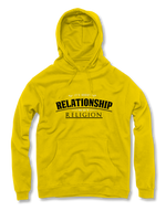 Relationship not Religion Yellow Hoodie - NX Level Living 